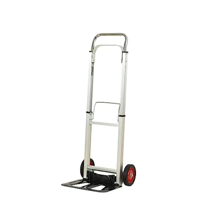Image of Folding Aluminium Sack Truck 100KG Load Capacity Foldable &amp; Extendable Hand Trolley Industrial Transport