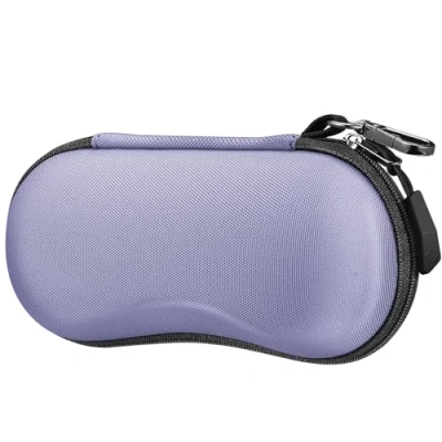 Image of FINTIE Sunglasses Case for Men and Women Hard Shell Shockproof Sport Glasses Zipper Portable Spectacle Cases with Clip