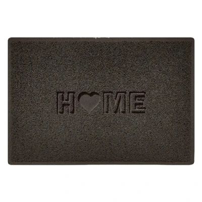 Image of Nicoman LOVE at HOME Doormat 90x60cm Comfort Brown｜Heavy Duty Non Slip｜Indoor/Outdoor｜Entrance Barrier Dirt Trapper Floor Mat｜Home Patio Garden Conservatory Door Heart