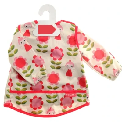 Image of Cosatto Coverall Weaning Waterproof Bib Baby Essentials Must Have Clothing Machine Washable Gift Fairy Garden