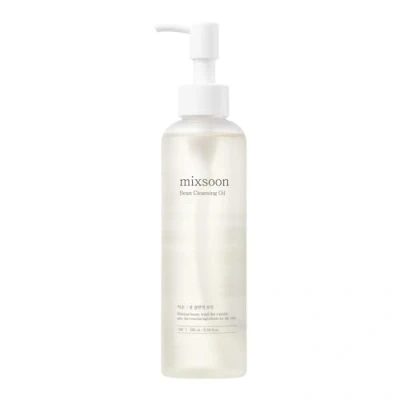 Image of mixsoon Bean Cleansing Oil Cleanser for the skin leaving fresh Cruelty free 6.59 fl oz / 195ml