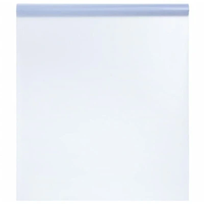 Image of vidaXL Frosted Window Film 45x2000 cm, Transparent Grey, Static Cling, PVC, Lifestyle Privacy, Sun Glare Reduction, Various Applications