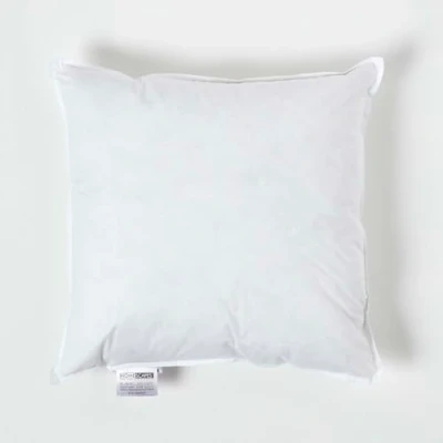 Image of HOMESCAPES Luxury Duck Feather Cushion Inserts 40cm x (16 16) Perfect Bounce Back and Down Proof Cover, Generously Filled Inner Pads Fillers, Hypoallergenic, RDS Certified, Machine Washable