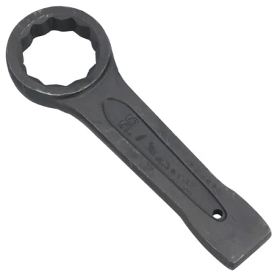 Image of AB Tools 55mm Slogging Box End Striking Ring Wrench Spanner Bi Hex 12 Sided Metric