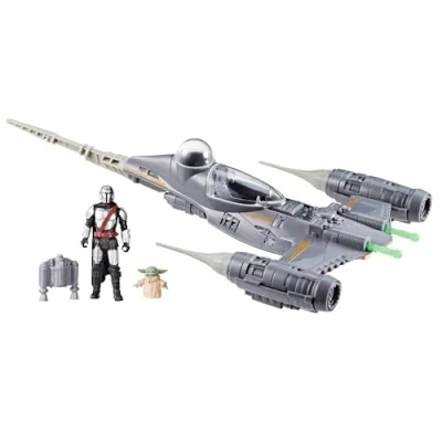 Image of Star Wars Epic Hero Series The Mandalorian&#039;s N 1 Starfighter