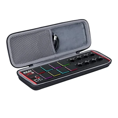 Image of co2CREA Travel Hard Case for AKAI Professional LPD8 USB MIDI Keyboard Controller,Case Only