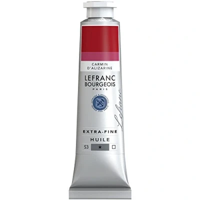 Image of Lefranc Bourgeois, oil based paint, Alizarin Carmine, 40ml