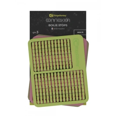 Image of RidgeMonkey Boilie Stopper for Bait on Hair Rigs 324 Stops Multi Colours