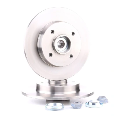 Image of 4246Z9, 424934 Brake disc SKF VKBD 1011 249mm 9mm 4 Hole solid CITROËN: C4 I Hatchback, Coupe, PEUGEOT: 307 SW, CC