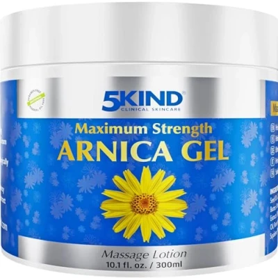Image of 5kind Maximum Strength Arnica Gel 300ml Fast Acting for Bruising and Swelling Intensive Montana Extract Bruise Natural Muscle Rub Runners, Muscles &amp; Joints
