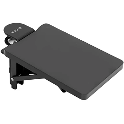 Image of VIVO Clamp on 6 x 9 inch (11 Including Clamps) DESK Extender, Wrist Support, Armrest Tray, Table Mount for Sit Stand Desks, Black, EXT09