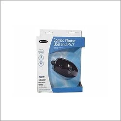 Image of Belkin 2 Button Mouse with Scroll Wheel, USB &amp; PS/2, in Black F8E812eaBLK