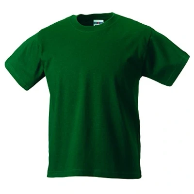 Image of Jerzees Kids T shirt 9 10 Years Bottle Green