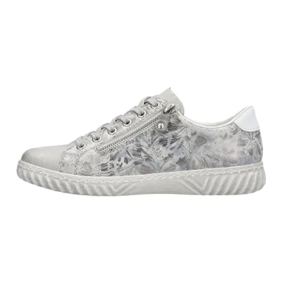Image of Rieker Womens N0900 90 Lace Up Trainers (White, UK Footwear Size System, Adult, Women, Numeric, Medium, 4)