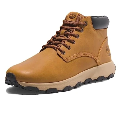 Image of Timberland Winsor PARK Chukka Hightop trainers, Men&#039;s, Size: 11, Wheat Nubuck/textile
