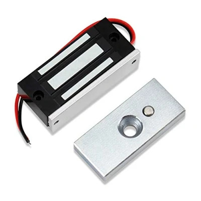 Image of uoweky 60kg/132lbs Electronic Magnetic Lock Access Control DC12V Fail Safe Mini Small NC Door for Electric Security System