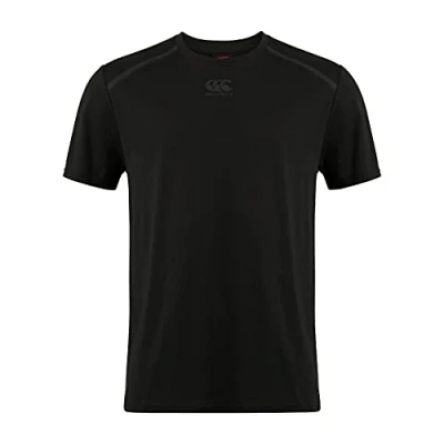 Image of Canterbury Men&#039;s Vapodri Cotten/Poly Training T Shirt, Black, XS