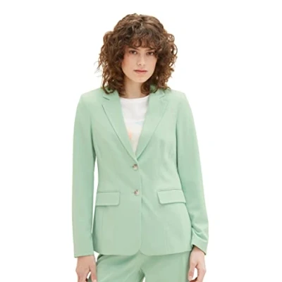 Image of TOM TAILOR Ladie&#039;s 1035882 Blazer, 31034 Okra Green, 36