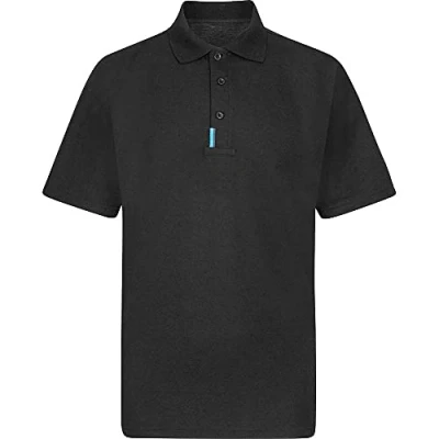 Image of Portwest WX3 Polo Shirt Black 4XL