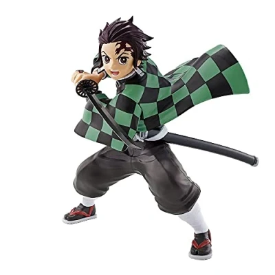 Image of BANDAI SPIRITS BAS5060924 Demon Slayer Tanjiro Kamado Model Kit, Green, 1 (x 1)