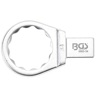Image of BGS 6903 34 Push Fit Ring Spanner mm Square Size 14 x 18
