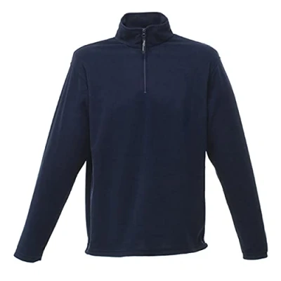 Image of Regatta Men&#039;s Micro Zip Neck Fleece Size 4XL Dark Navy