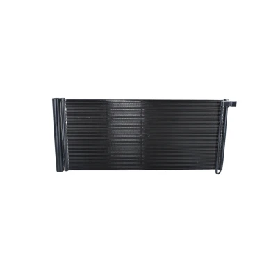 Image of 97057311100, 97057311101 Condenser NRF EASY FIT 350331 with dryer, seal ring 15,5mm 13,7mm Aluminium 695mm