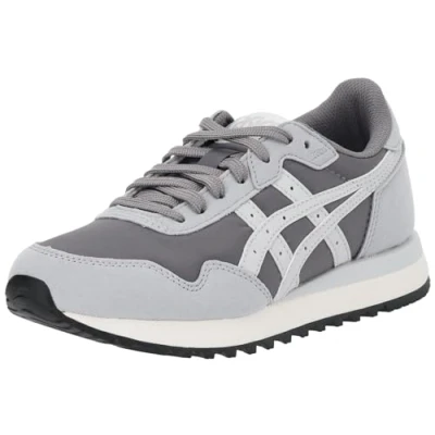 Image of Asics Sportstyle Tiger Runner II Trainers, Size: 5, Carbon/cloud grey Textile/synthetics