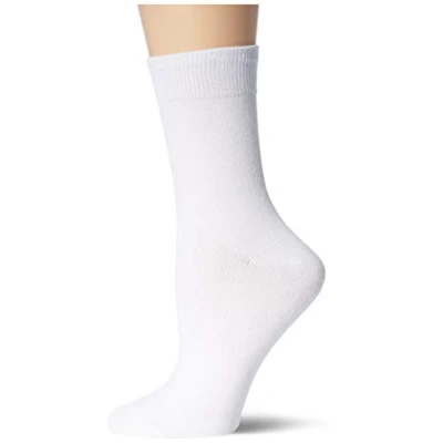 Image of Nur Die Women&#039;s Damen Classic Baumwolle Doppelpack Socks, Weiß, 42 Regular