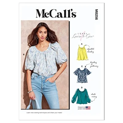 Image of McCalls M8256A Misses TOP/Vest
