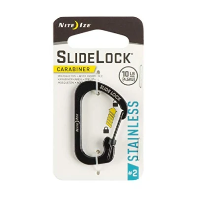 Image of SlideLock Carabiner #2 (Black)