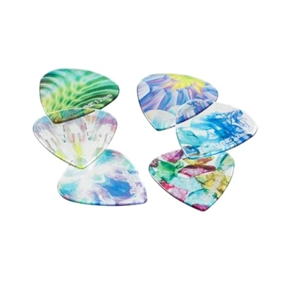 Image of IBANEZ KALEIDO Series Picks Copolyester Material Extra Heavy / 6 Piece Set (PCP16XH C2)