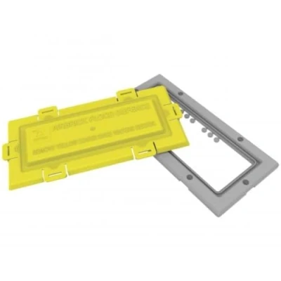 Image of Airbrick Flood Water Defence Protection Cover with Grey Coloured Frame