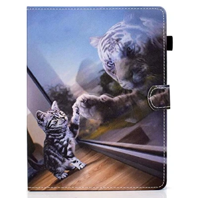 Image of SiriPinfan 10 inch Tablet Case Cover Universal Leather Stand Folio Compatible with Fire HD 10,Google Nexus 9/10,Galaxy Tab E 9.6/Tab A 10.1, Sony Xperia Z/Z2/Z3