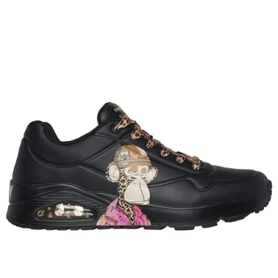 Image of Skechers UNO Unisex Trainers black, Size: 10, Black Synthetics