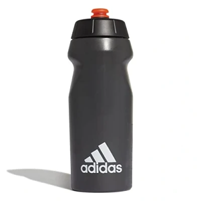Image of adidas Unisex Performance Bottle 0.5 L, Black/Black/Solar Red, One size