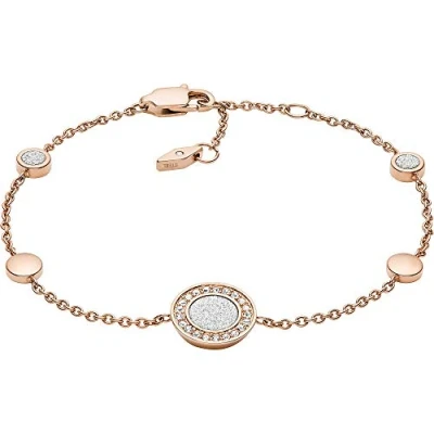 Image of Fossil Classics Bracelet Rose goldcoloured, Women&#039;s, Size: One Size, gold coloured