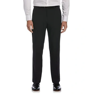 Image of Perry Ellis Men&#039;s Portfolio Performance, Modern Fit, Non Iron, Flat Front Stretch (Waist Size 30 42) Dress Pants, Black, 33W x 30L