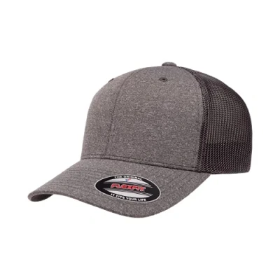 Image of Flexfit Men&#039;s 110 Mesh Trucker Hat, Black, One Size