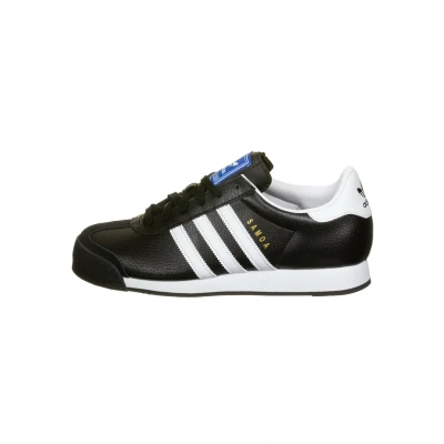 Image of adidas Originals Samoa Trainers, Size: 6, Black/white Leather