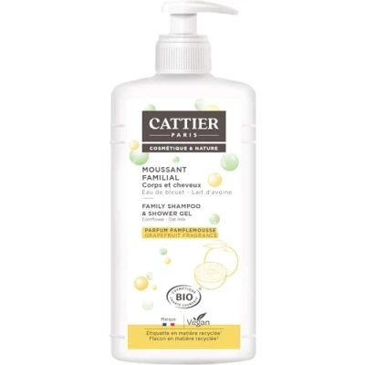 Image of Cattier Organic Family Foam with Grapefruit Fragrance 1 L
