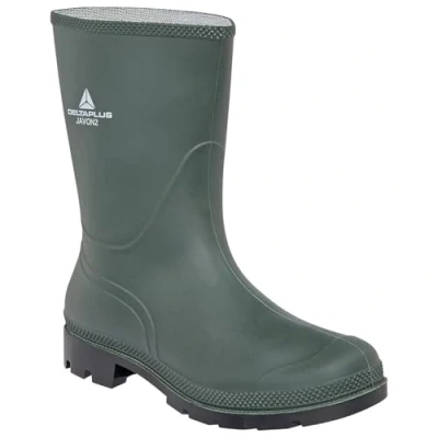 Image of DELTA PLUS Men&#039;s Deltaplus Groundmc OB SRA Working Half Wellington Boots Industrial, Green Beige, 9 UK