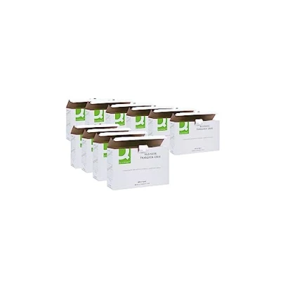Image of Q Connect Business Transfer Case White (Pack of 10), 36