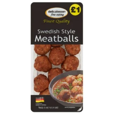 Image of Delicatessen Fine Eating Swedish Style Meatballs 200g x 8