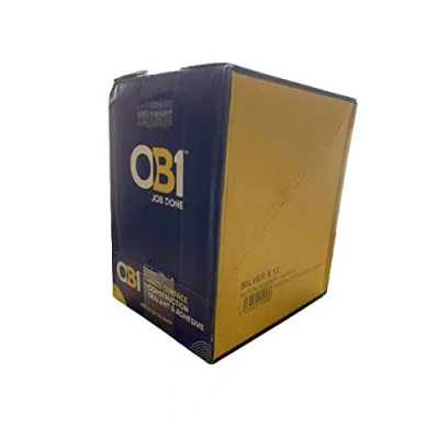 Image of OB1 Multi Surface Construction Sealant and Adhesive Silver Pack of 12