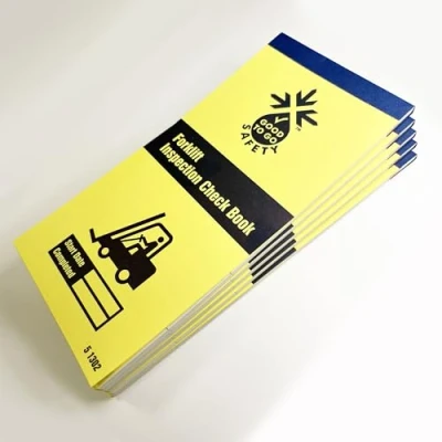Image of Good To Go Safety Forklift Check Books Pack of 5 (51302) total 125 inspections
