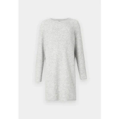 Image of ONLY Women&#039;s ONLCAROL L/S Dress KNT NOOS, Light Grey Mix, S