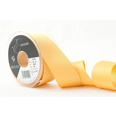 Image of Berisfords Grosgrain, Polyester, Gold, 40mm