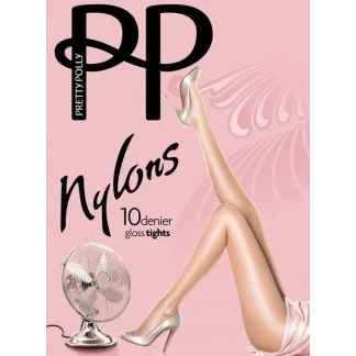 Image of Pretty Polly Nylons Tights Medium Barely Black
