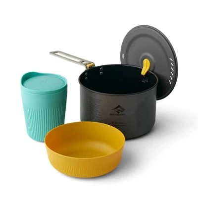 Image of Sea to Summit Frontier UL One Pot Cook Set [1P] [3 Piece] 2L w/ M Bowl and Ins Mug Cooking sets